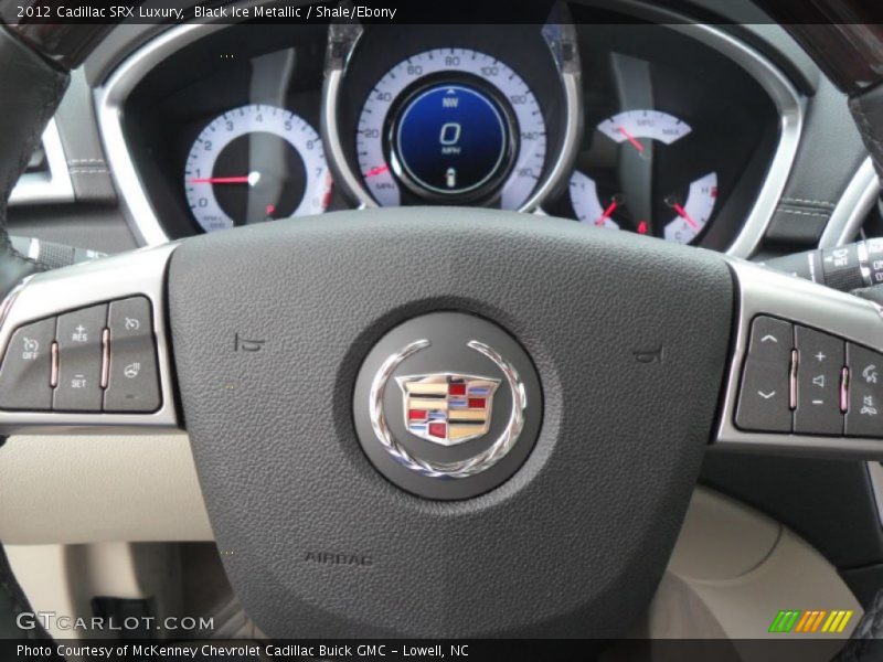 Black Ice Metallic / Shale/Ebony 2012 Cadillac SRX Luxury