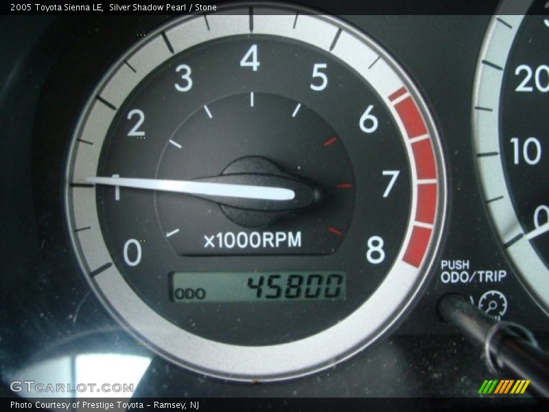 Silver Shadow Pearl / Stone 2005 Toyota Sienna LE