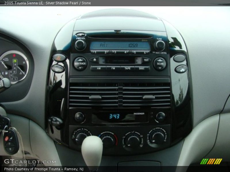 Silver Shadow Pearl / Stone 2005 Toyota Sienna LE