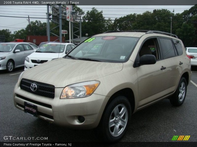 Savannah Metallic / Taupe 2008 Toyota RAV4 4WD