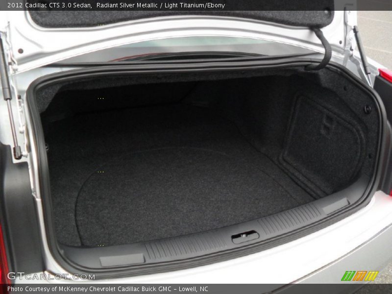  2012 CTS 3.0 Sedan Trunk