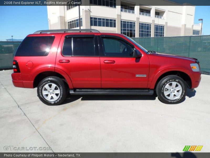 Redfire Metallic / Camel 2008 Ford Explorer XLT
