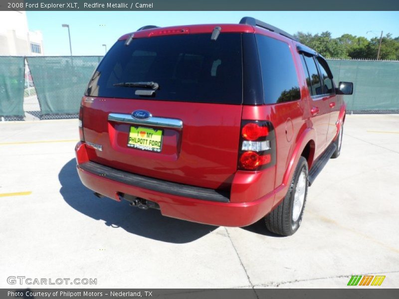Redfire Metallic / Camel 2008 Ford Explorer XLT