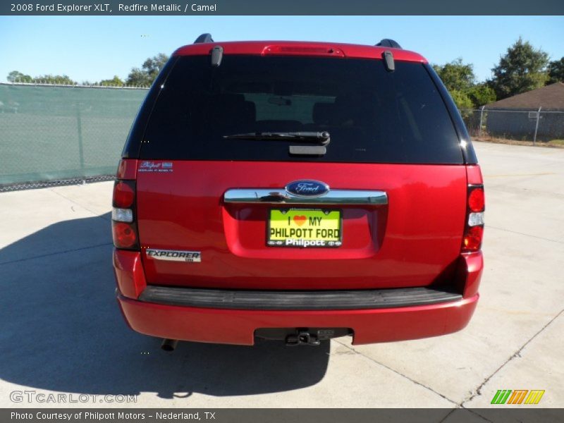 Redfire Metallic / Camel 2008 Ford Explorer XLT