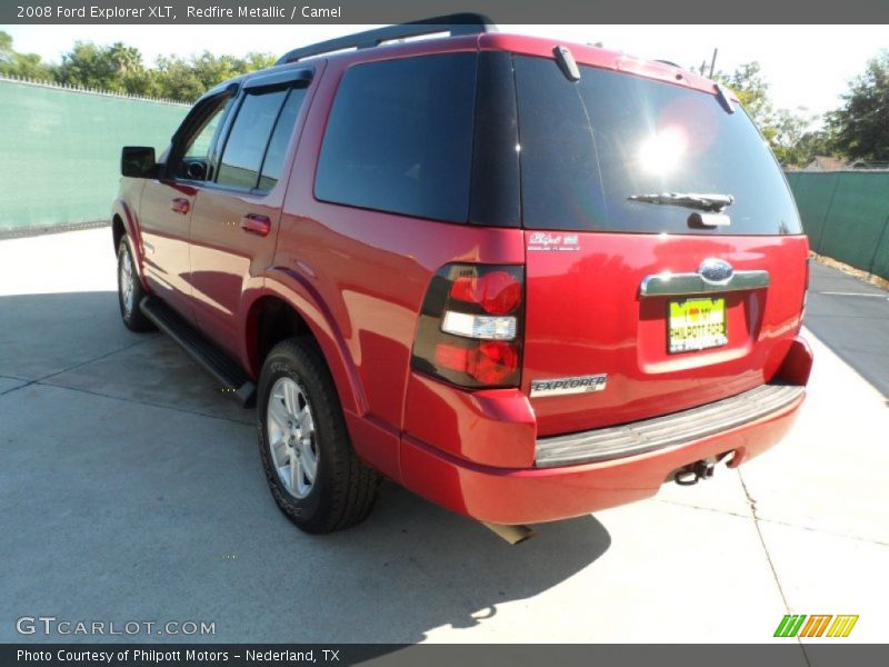 Redfire Metallic / Camel 2008 Ford Explorer XLT