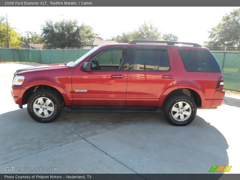 Redfire Metallic / Camel 2008 Ford Explorer XLT