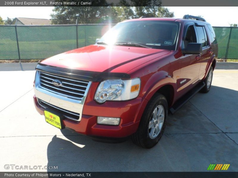 Redfire Metallic / Camel 2008 Ford Explorer XLT