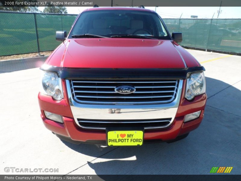 Redfire Metallic / Camel 2008 Ford Explorer XLT