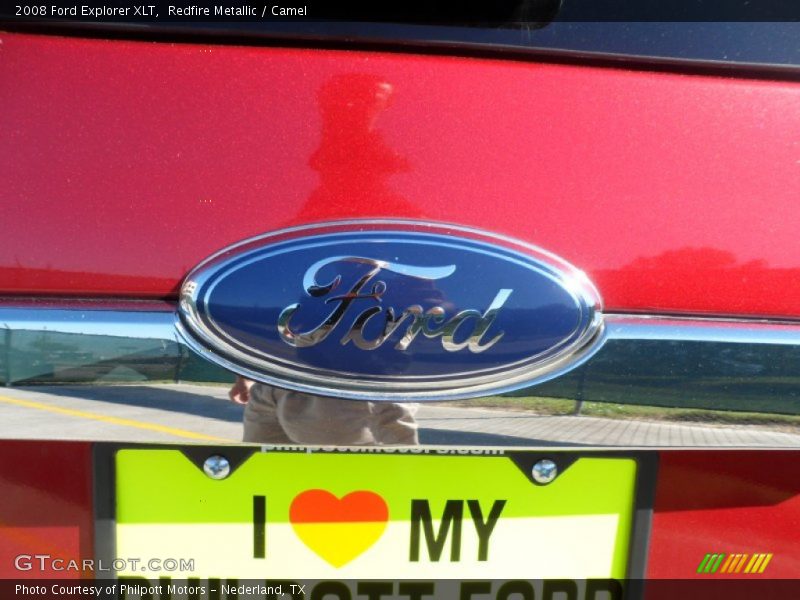Redfire Metallic / Camel 2008 Ford Explorer XLT