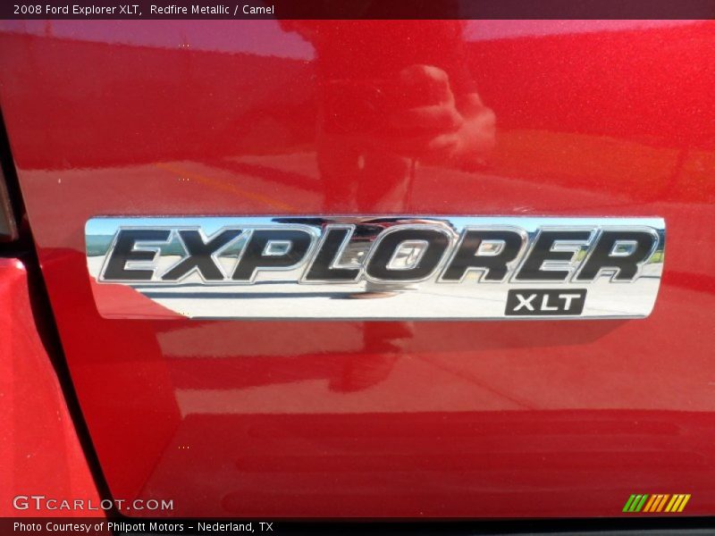 Redfire Metallic / Camel 2008 Ford Explorer XLT