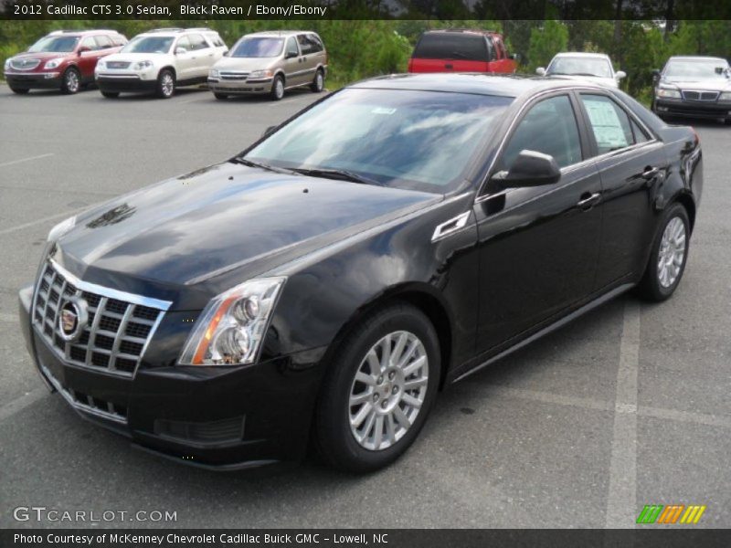 Front 3/4 View of 2012 CTS 3.0 Sedan