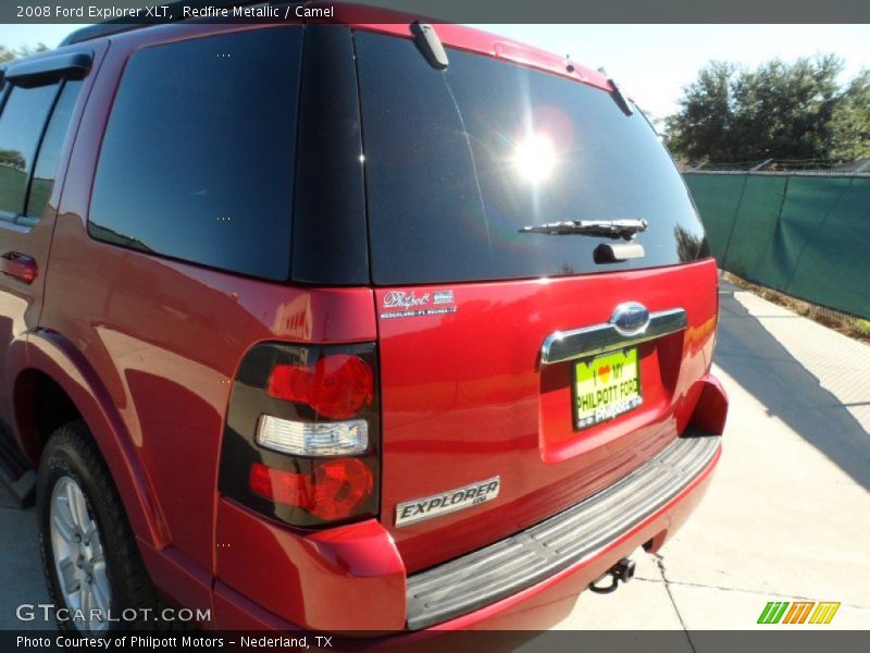 Redfire Metallic / Camel 2008 Ford Explorer XLT