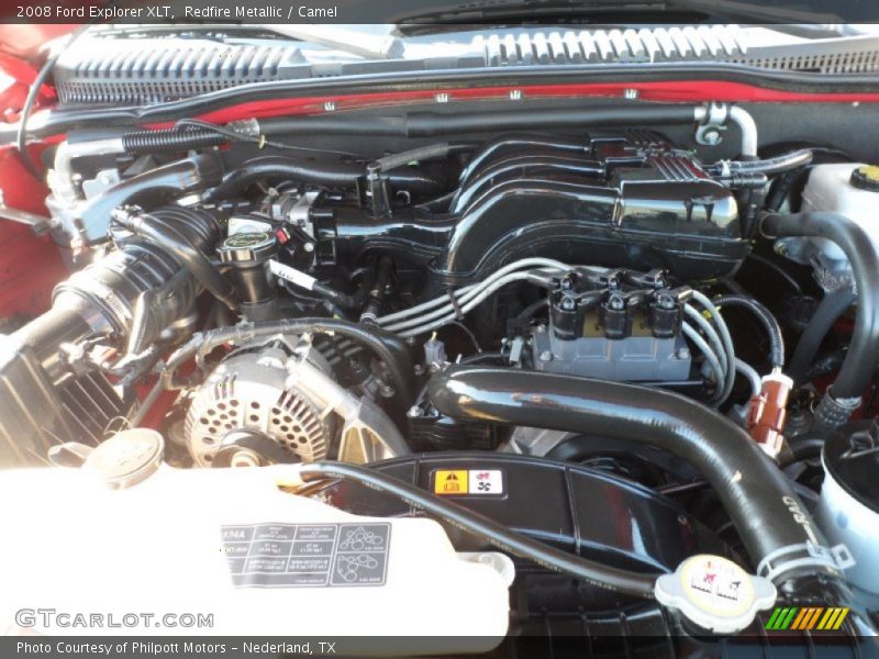 Redfire Metallic / Camel 2008 Ford Explorer XLT