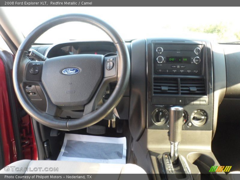 Redfire Metallic / Camel 2008 Ford Explorer XLT