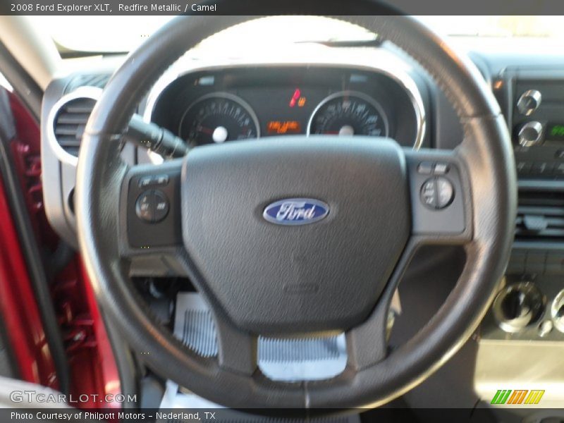 Redfire Metallic / Camel 2008 Ford Explorer XLT