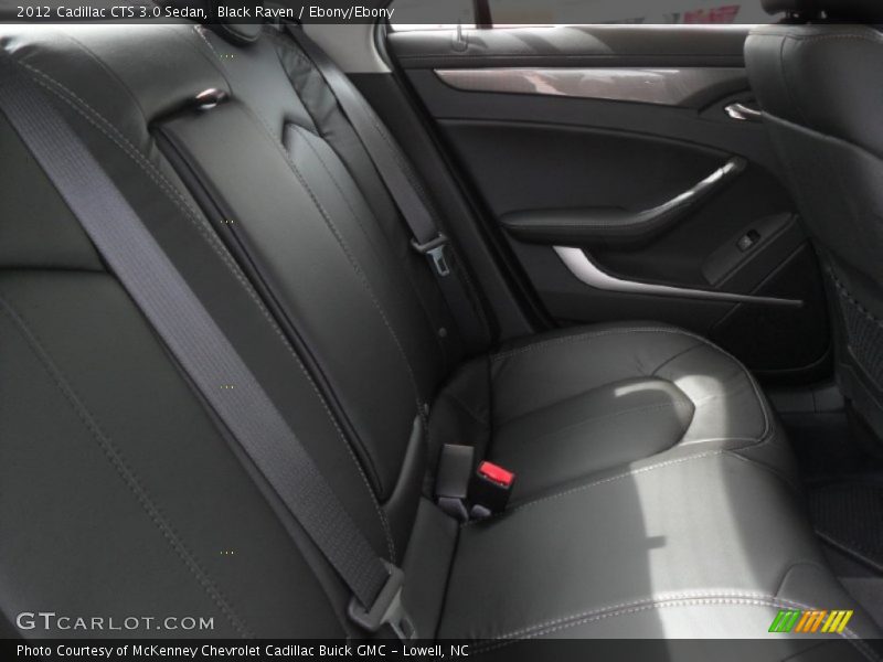 Black Raven / Ebony/Ebony 2012 Cadillac CTS 3.0 Sedan