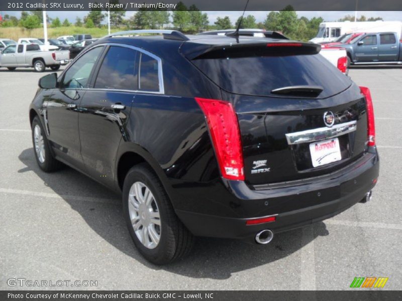 Black Raven / Titanium/Ebony 2012 Cadillac SRX Luxury