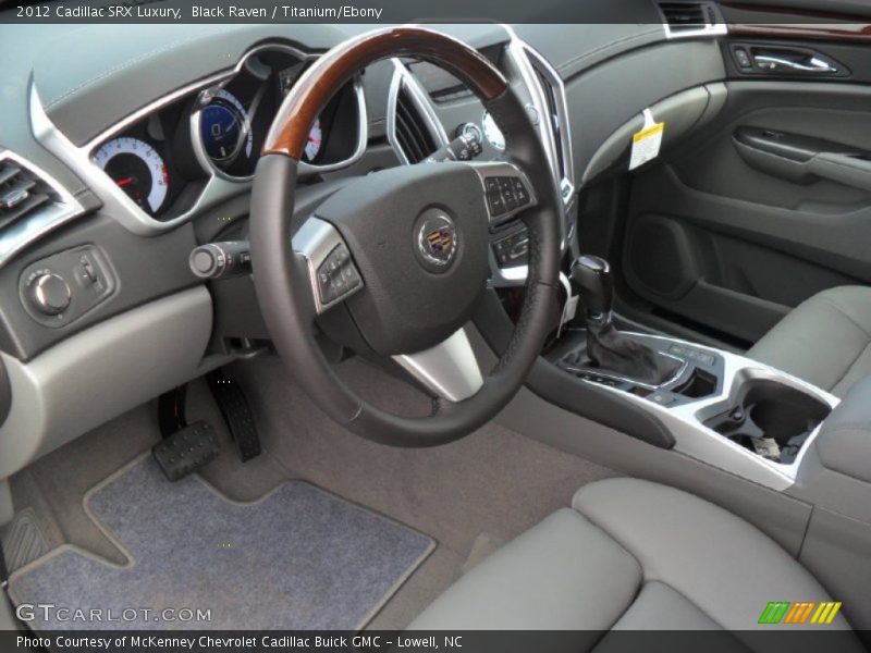 Titanium/Ebony Interior - 2012 SRX Luxury 