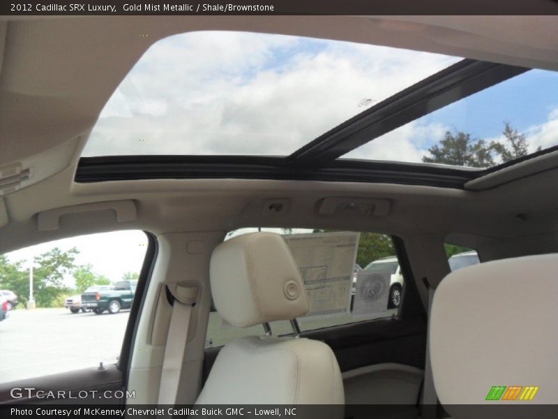 Sunroof of 2012 SRX Luxury