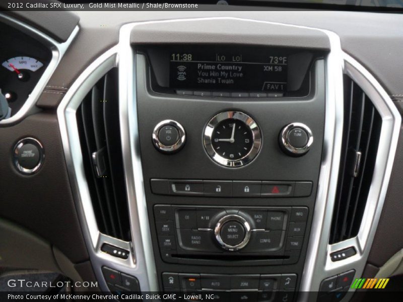 Controls of 2012 SRX Luxury