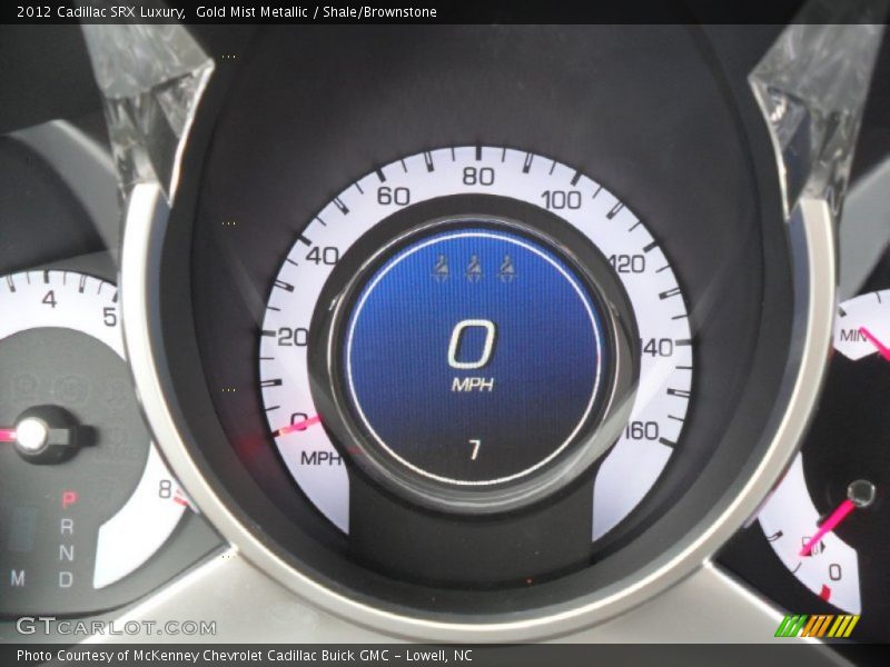 Gold Mist Metallic / Shale/Brownstone 2012 Cadillac SRX Luxury