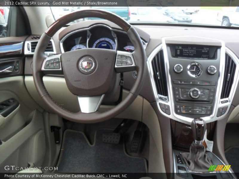 Dashboard of 2012 SRX Luxury