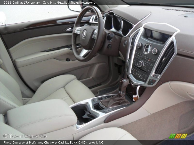 Gold Mist Metallic / Shale/Brownstone 2012 Cadillac SRX Luxury