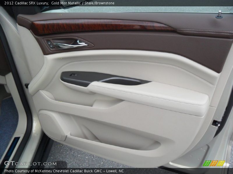 Gold Mist Metallic / Shale/Brownstone 2012 Cadillac SRX Luxury