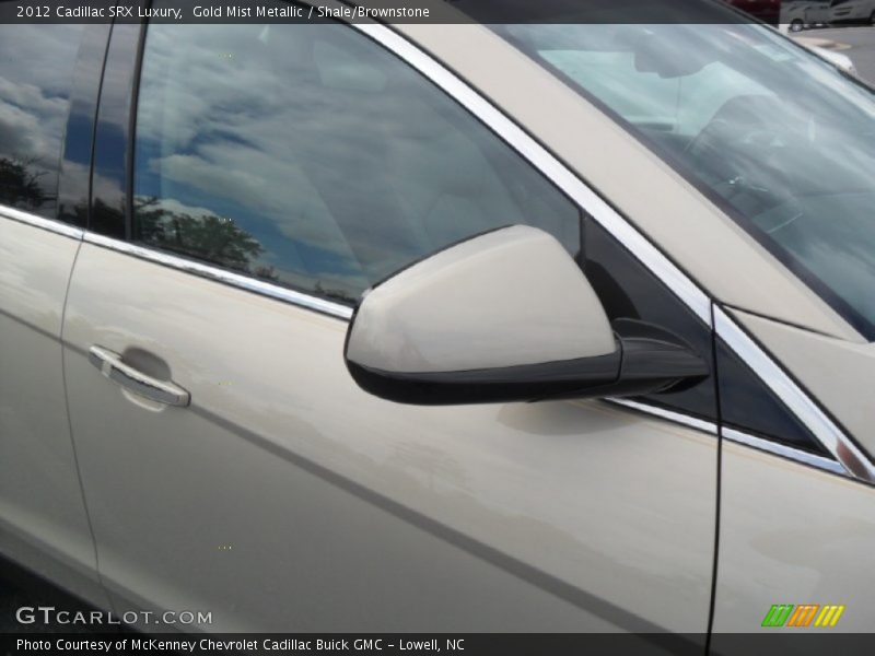 Gold Mist Metallic / Shale/Brownstone 2012 Cadillac SRX Luxury
