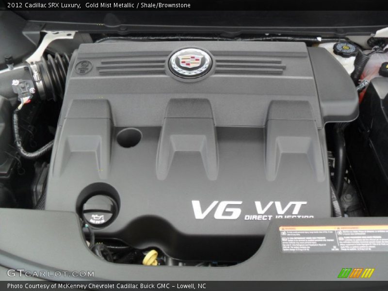  2012 SRX Luxury Engine - 3.6 Liter DI DOHC 24-Valve VVT V6