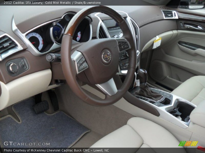 Shale/Brownstone Interior - 2012 SRX Luxury 
