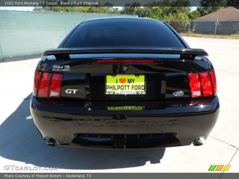 Black / Dark Charcoal 2002 Ford Mustang GT Coupe