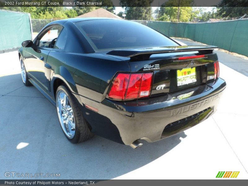 Black / Dark Charcoal 2002 Ford Mustang GT Coupe