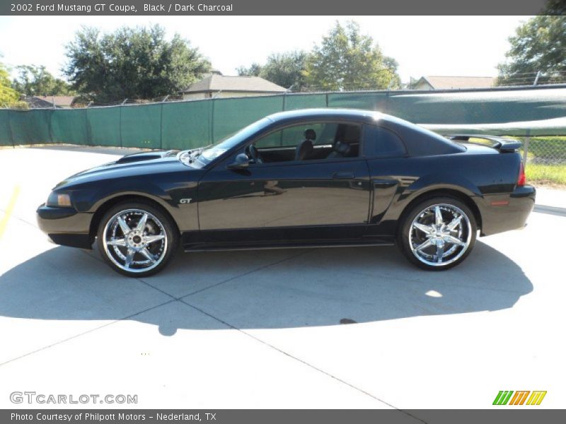 Black / Dark Charcoal 2002 Ford Mustang GT Coupe