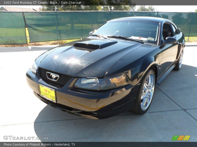 Black / Dark Charcoal 2002 Ford Mustang GT Coupe