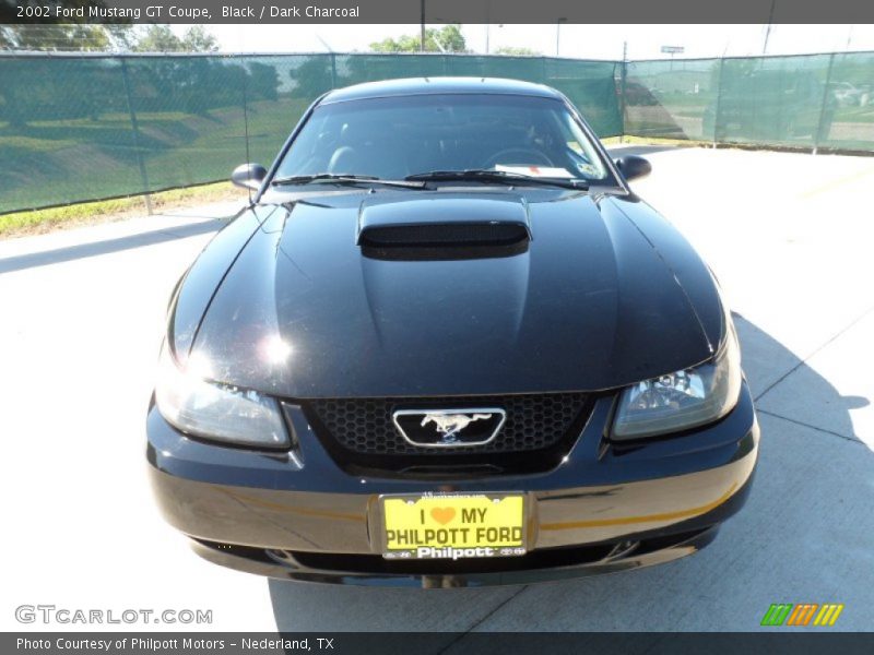 Black / Dark Charcoal 2002 Ford Mustang GT Coupe