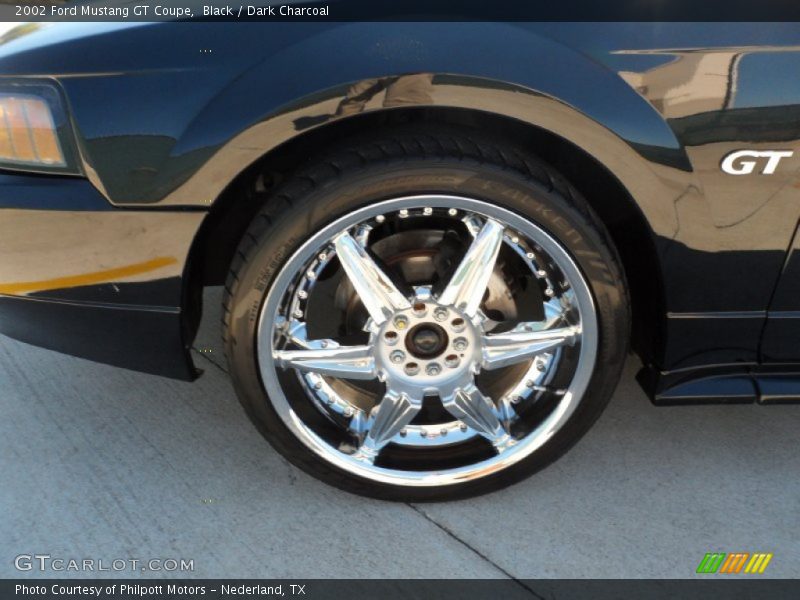 Black / Dark Charcoal 2002 Ford Mustang GT Coupe