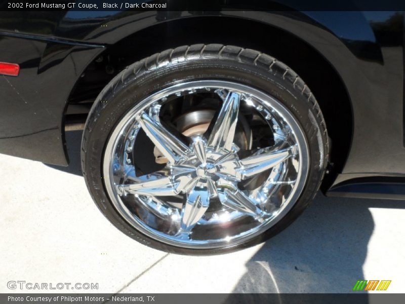 Black / Dark Charcoal 2002 Ford Mustang GT Coupe