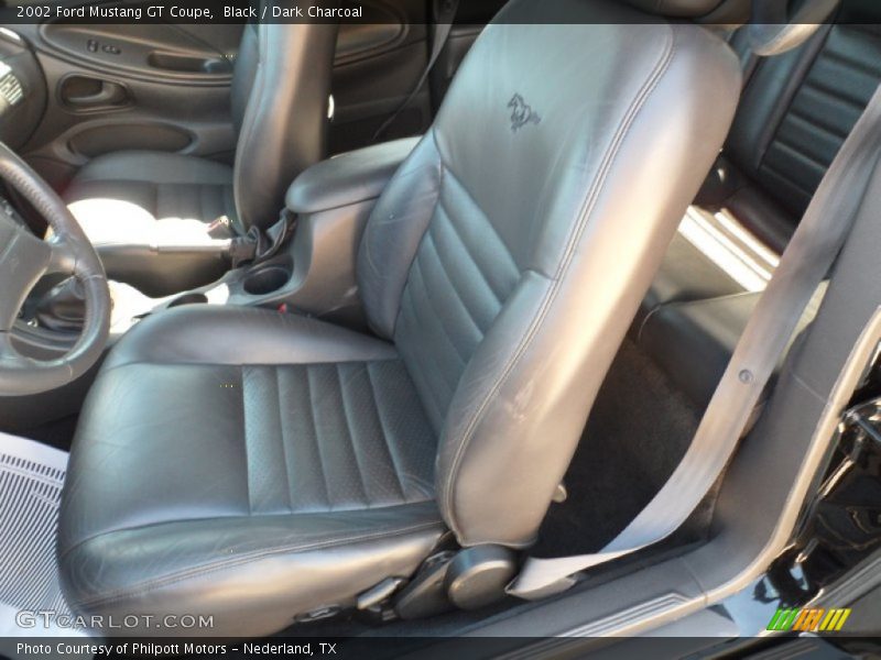 Black / Dark Charcoal 2002 Ford Mustang GT Coupe