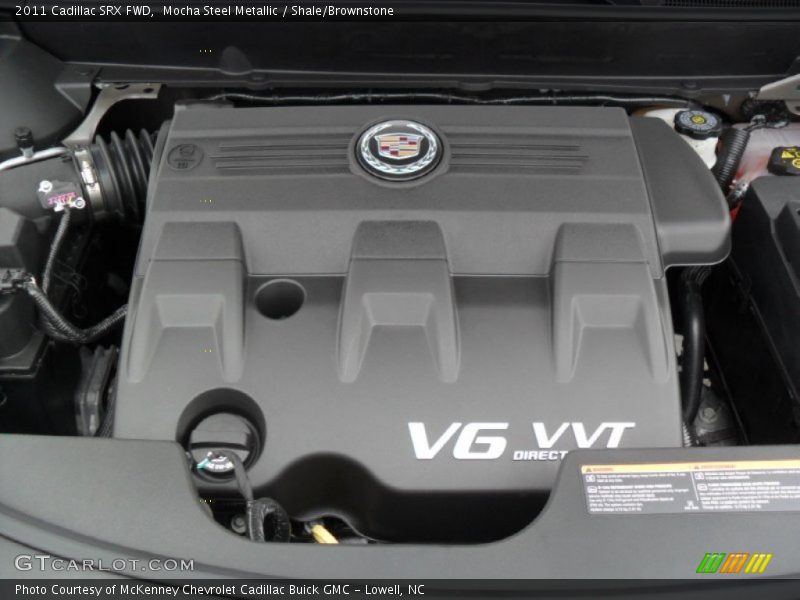Mocha Steel Metallic / Shale/Brownstone 2011 Cadillac SRX FWD