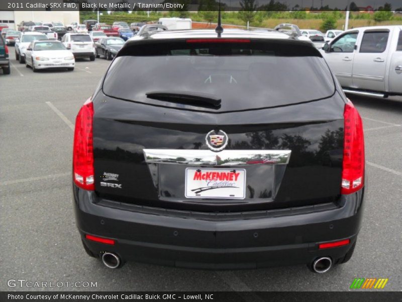 Black Ice Metallic / Titanium/Ebony 2011 Cadillac SRX FWD