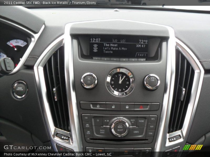 Black Ice Metallic / Titanium/Ebony 2011 Cadillac SRX FWD