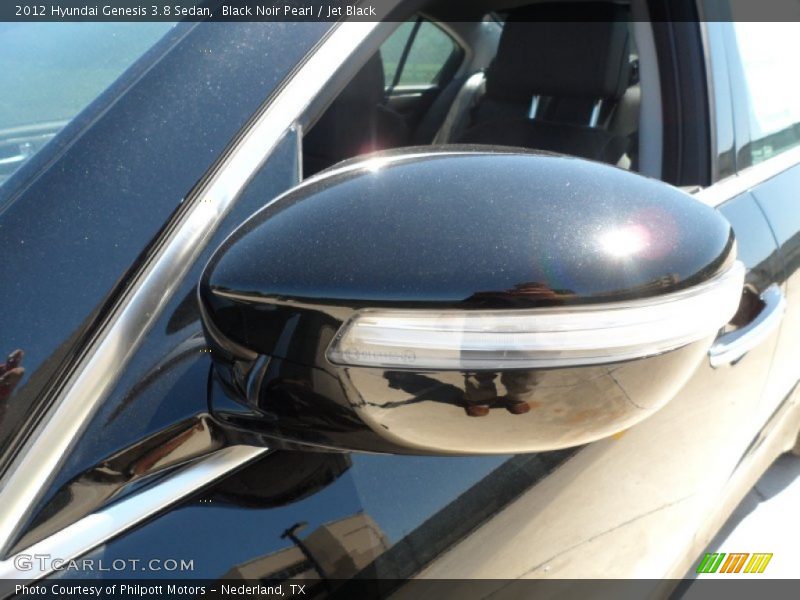 Black Noir Pearl / Jet Black 2012 Hyundai Genesis 3.8 Sedan