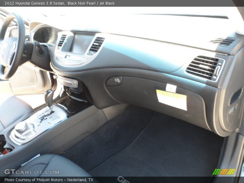 Black Noir Pearl / Jet Black 2012 Hyundai Genesis 3.8 Sedan