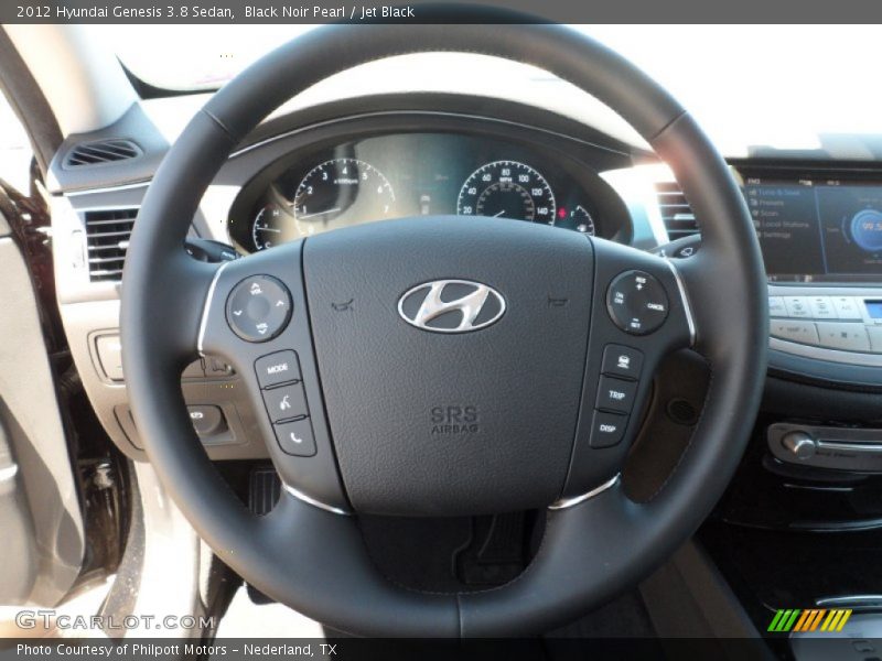  2012 Genesis 3.8 Sedan Steering Wheel