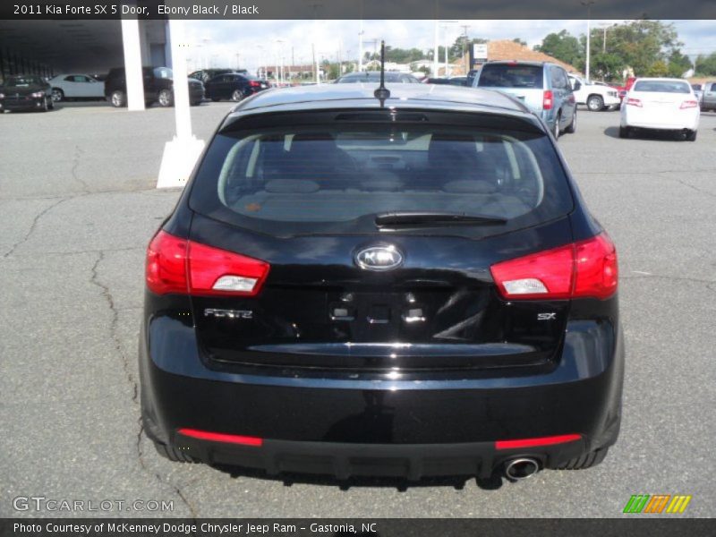 Ebony Black / Black 2011 Kia Forte SX 5 Door