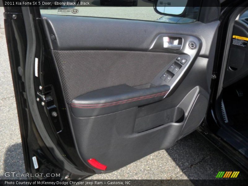 Ebony Black / Black 2011 Kia Forte SX 5 Door