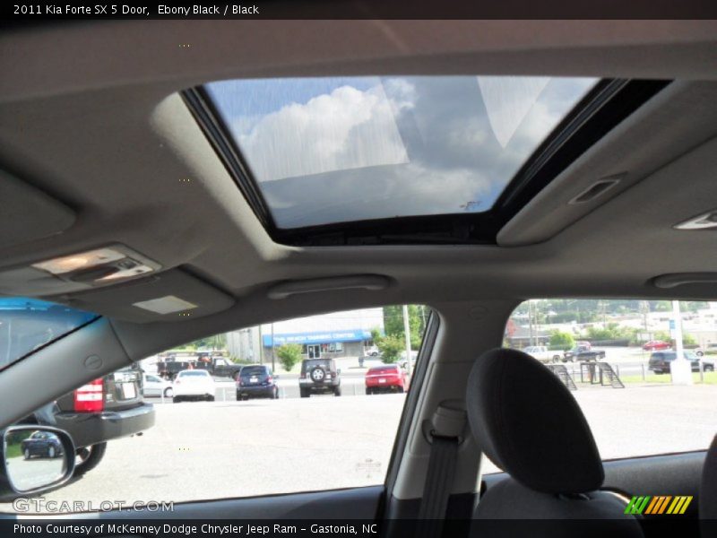 Ebony Black / Black 2011 Kia Forte SX 5 Door