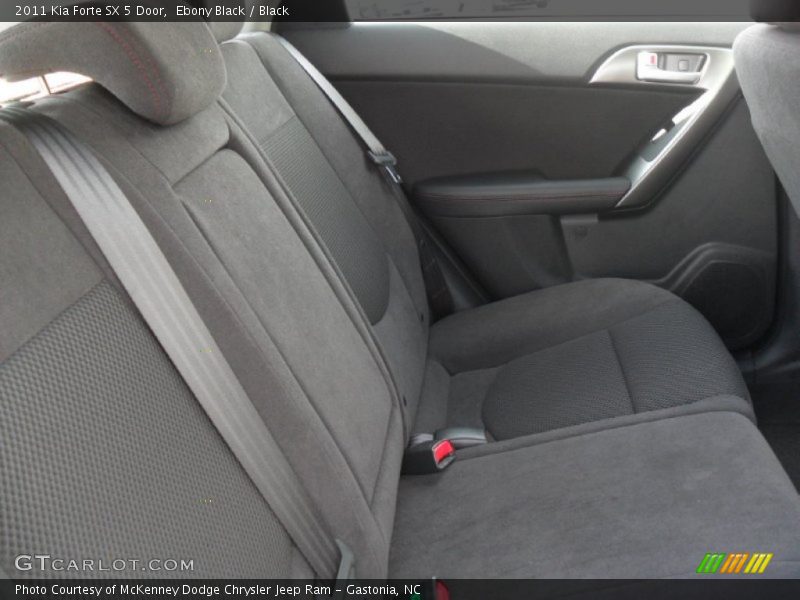 Ebony Black / Black 2011 Kia Forte SX 5 Door