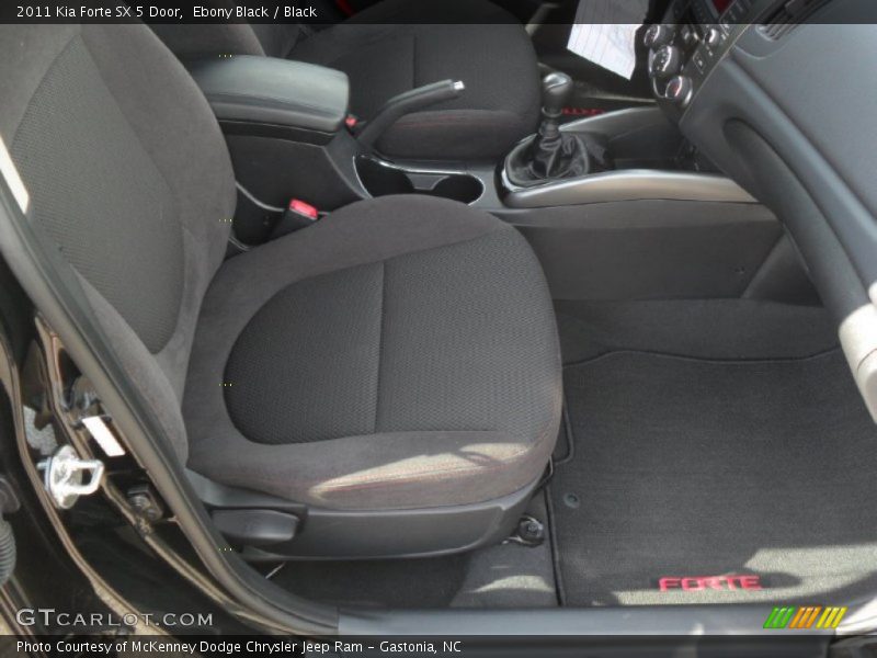 Ebony Black / Black 2011 Kia Forte SX 5 Door